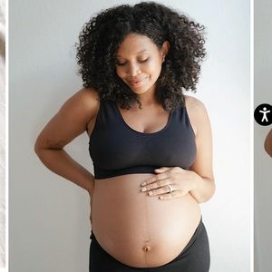 BaoBei Lounge Full Cup Bralette - Black Nursing Bra